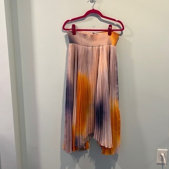 A.LC. “Sonali” dip dye shark bite hem skirt M - Picture 5 of 7